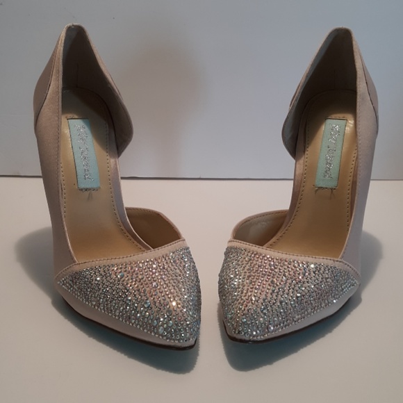 Betsey Johnson Shoes - Blue by Betsey Johnson champagne high heels